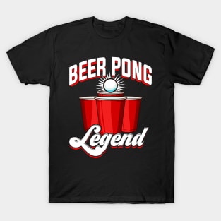 Beer Pong Legend Funny Beirut Beerpong College T-Shirt